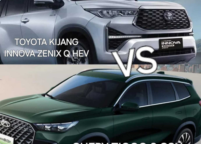 Chery Tiggo 8 Pro e+ CSH Tantang Toyota Zenix Q HEV: Duel Panas SUV vs MPV Hybrid