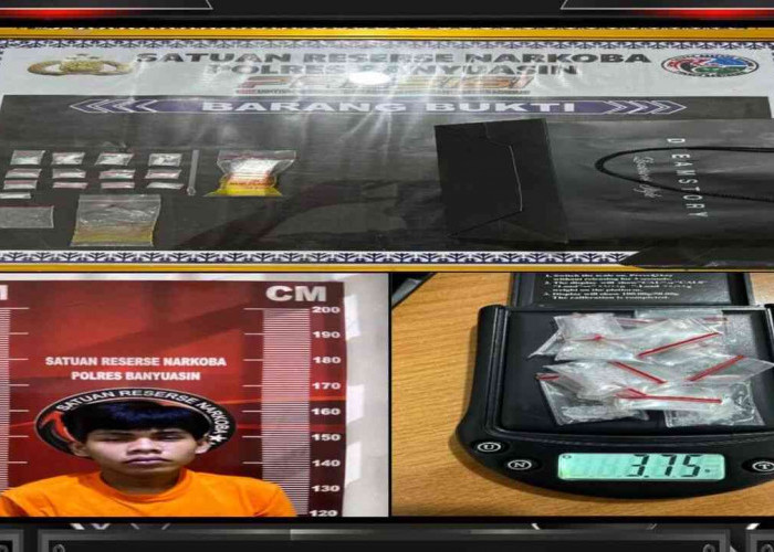 Baru 18 Tahun, Pemuda Banyuasin Jadi Pengedar Sabu — Ditangkap di Kamarnya