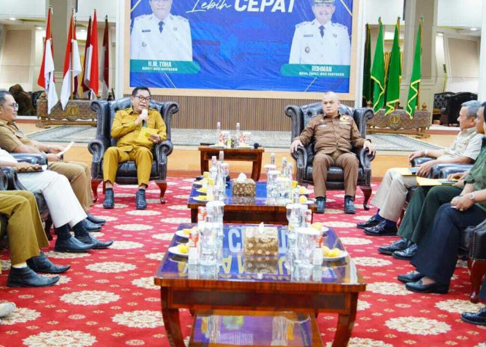 Bupati Muba Bahas Perhatian bagi Veteran dan Renovasi Tugu Perjuangan