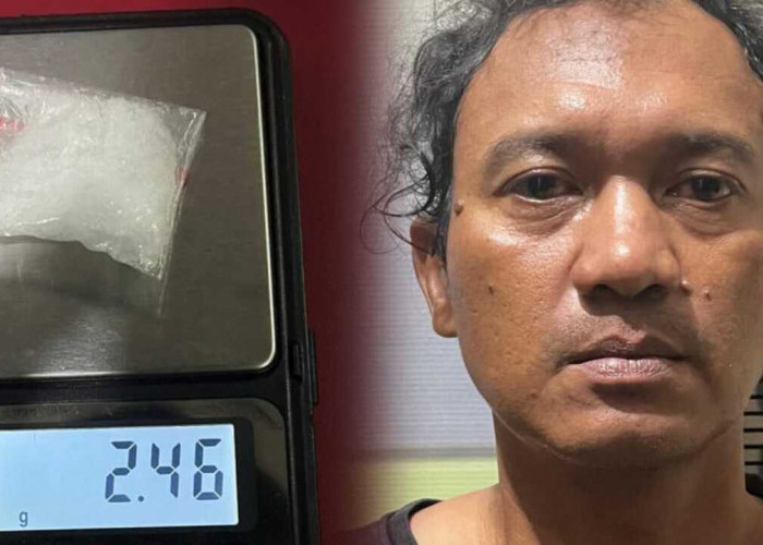 Disergap Ipda Rinto Bulek, Kurir Narkoba di Prabumulih Nekat Telan Barang Bukti Sabu-Sabu