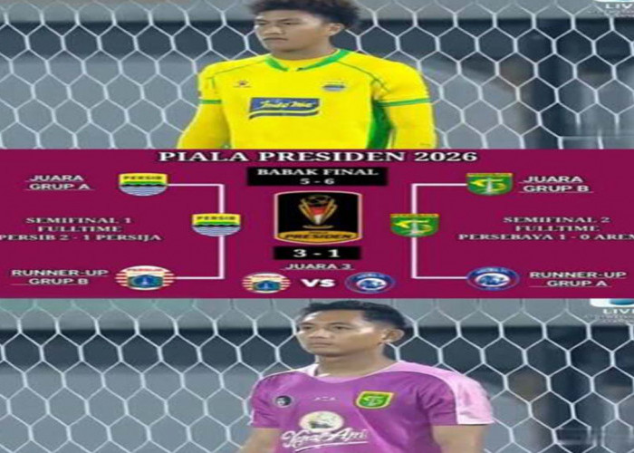 Hasil Piala Presiden 2026: Persebaya Surabaya Juara  Kalahkan Persib Lewat Adu Penalti.