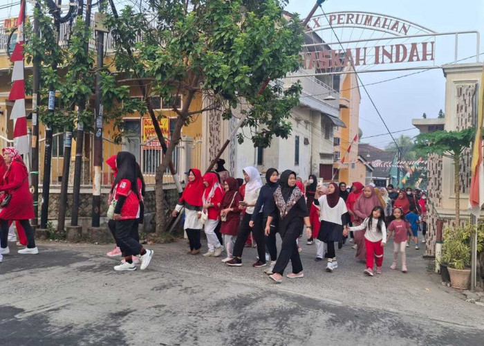 Semarak HUT ke-81 RI, Warga Bukit Naskah Indah Palembang Gelar Beragam Lomba dan Jalan Santai