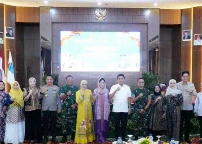 Bupati Panca dan Wabup Ardani Hadiri Pisah Sambut Dandim 0402/OKI-OI di Pendopoan Tanjung Senai