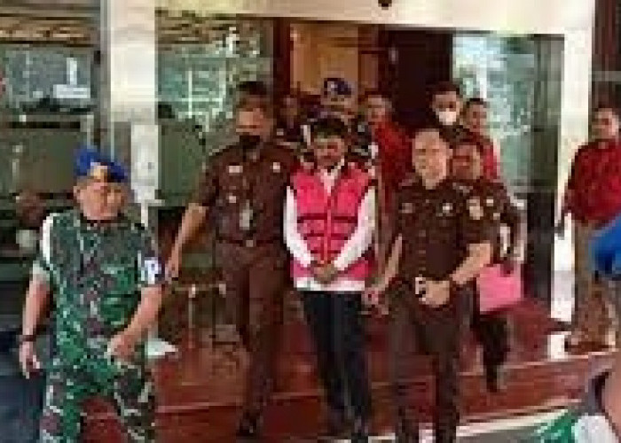Dugaan Korupsi BTS Kominfo, Menteri Kominfo Jhonny G Plate Ditahan Kejaksaan Agung di Rutan Salemba
