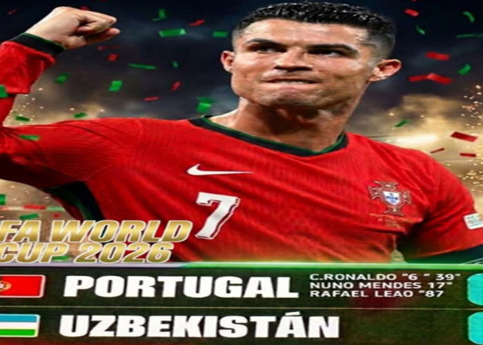 Piala Dunia 2026: Portugal Pesta Gol 5-0 atas Uzbekistan.