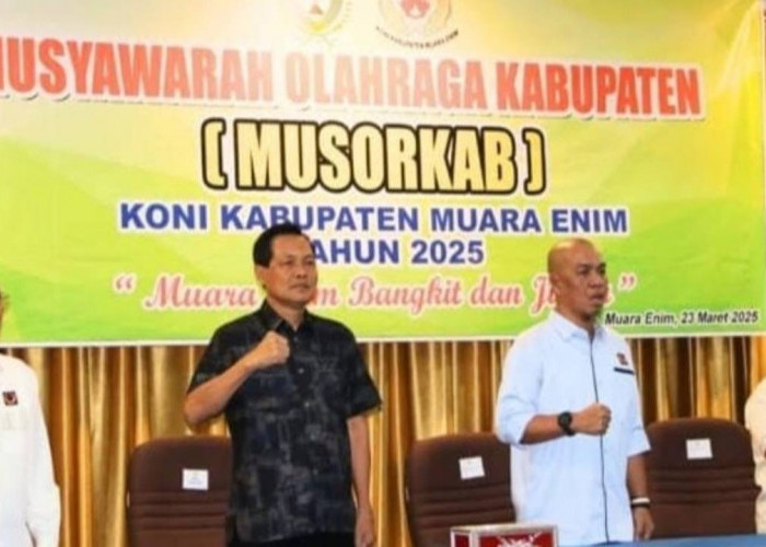 Edison Bertekad Muara Enim Tuan Rumah Porprov Tahun 2027 M Zen Sukri Ditetapkan Secara Aklamasi Ketua KONI Mua