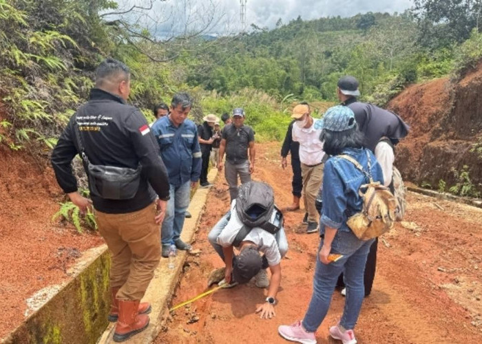 Hitung Kerugian Negara, Cek Proyek Siring Jalan Bukit Pulau Panggung - Muara Danau