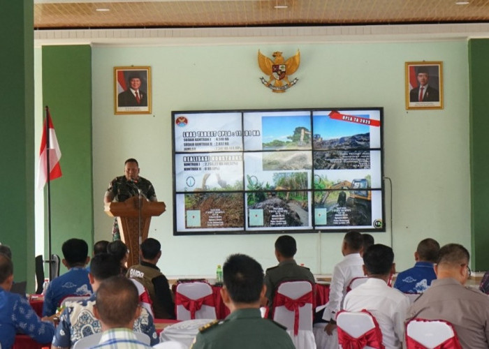Kodim 0402/OKI Tingkatkan Sinergitas Teritorial