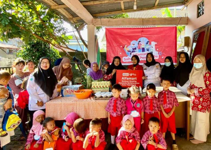 Turunkan Angka Stunting, Alfamart Bagikan 100.000 Butir Telur kepada Anak