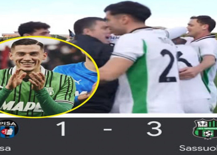 Hasil Serie A: Sassuolo Tekuk Pisa 3-1, Jay Idzes Jadi Penyelamat .