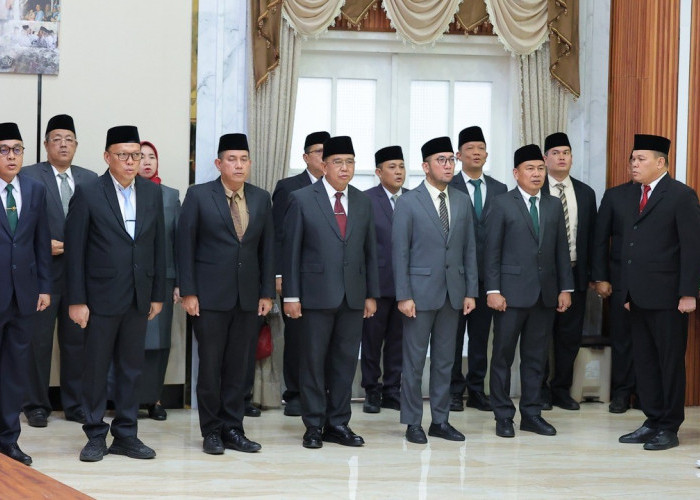 H Ratu Dewa Lantik 127 Pejabat Pemkot Palembang, 6 Kepala Dinas Bergeser Posisi