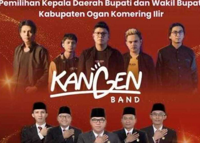 Babang Tamvan Kangen Band dan Kawan-Kawan Semarakkan Launching Pilkada OKI 2024