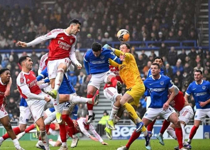 Hasil Piala FA 2026: Tak Mudah! Arsenal Singkirkan Portsmouth 4-1.