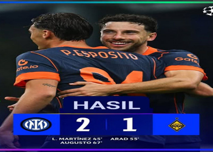 Hasil Liga Champions: Inter Milan Sapu Bersih 4 Laga Liga Champions, Usai Kalahkan Kairat 2-1!