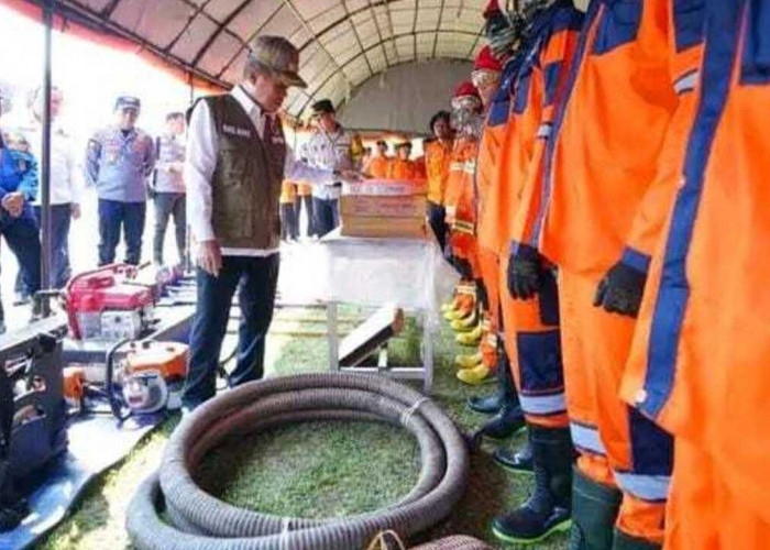 Wabup Ogan Ilir Pimpin Apel Kesiapsiagaan Bencana Asap Karhutla 2025