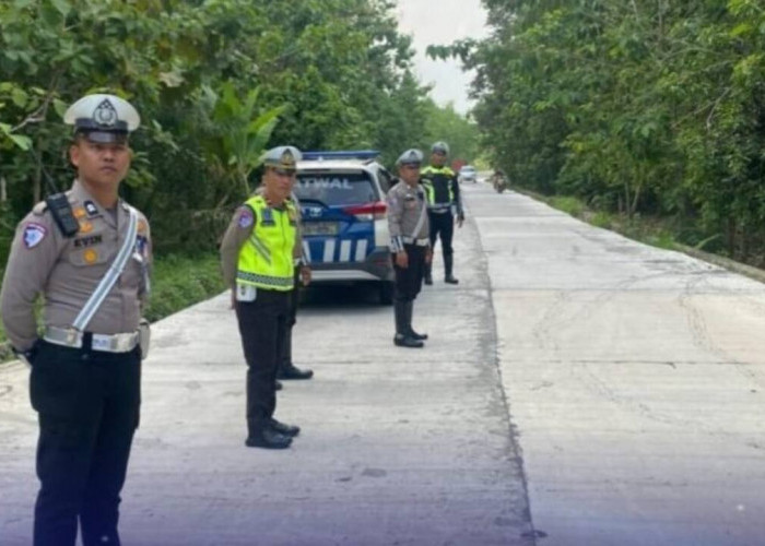 Cegah Balap Liar, Polres OKU Lakukan Patroli di Lubuk Batang