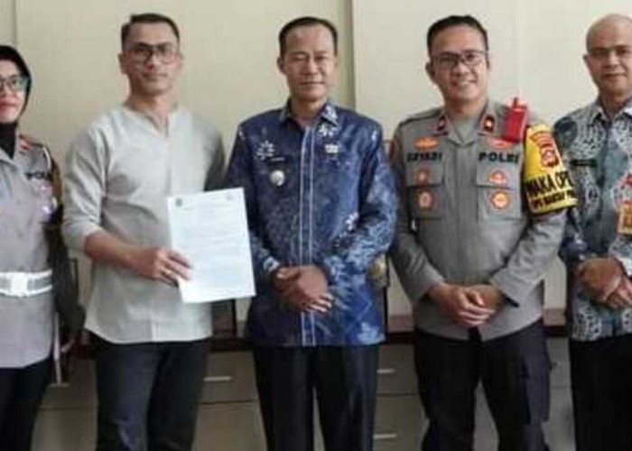 Tandatangani MoU, PT Mitra Tambang Raya Janji Bangun Kembali Gerbang Kota Prabumulih