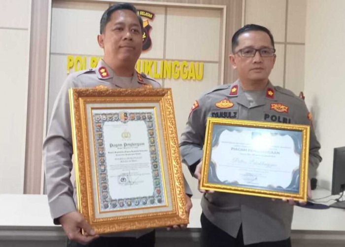 Kapolres Lubuklinggau Raih Dua Penghargaan Sekaligus