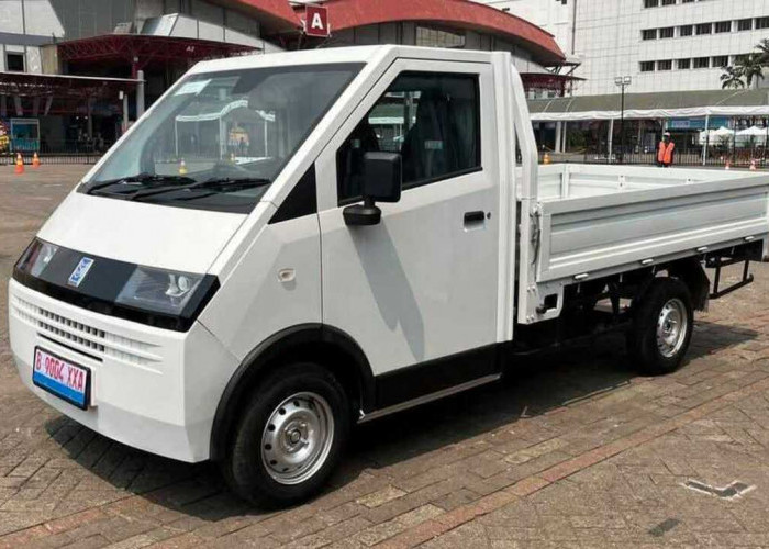MAB SF T01 Pikap Listrik Futuristik Rasa Lokal, Mirip Cybertruck dengan Sentuhan Indonesia. 
