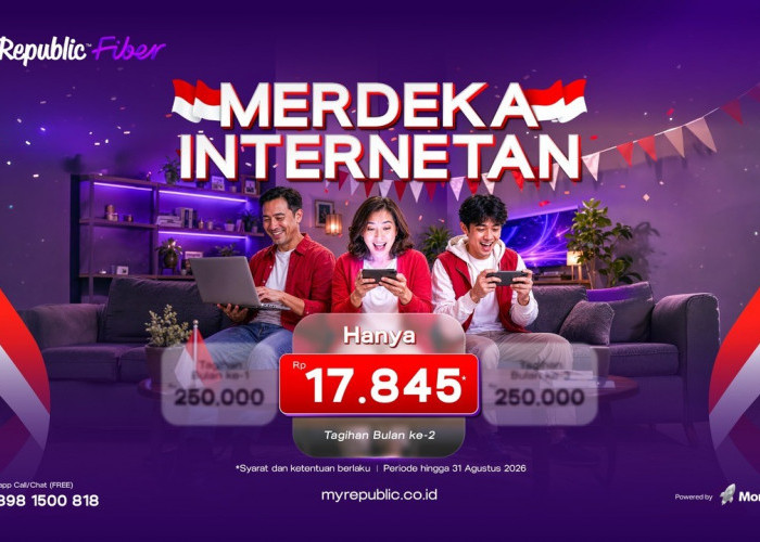 Merdeka Internetan! MyRepublic Fiber Tebar Promo Spesial Rp17.845 untuk Koneksi Tanpa Batas