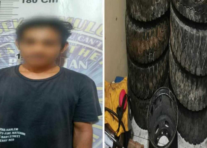 Sopir Trailer di Ogan Ilir Diduga Gelapkan Delapan Ban, Perusahaan Rugi Rp45 Juta