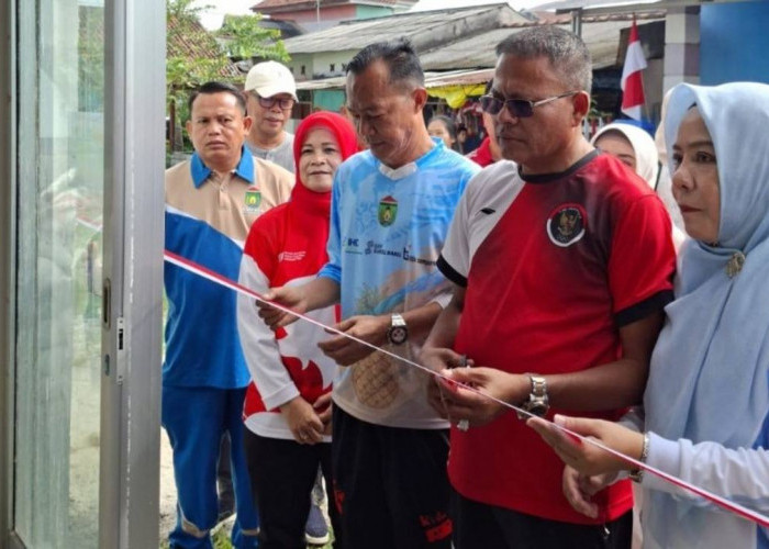 Walikota Prabumulih H Arlan Resmikan Gedung Serbaguna RW 04 Gunung Ibul