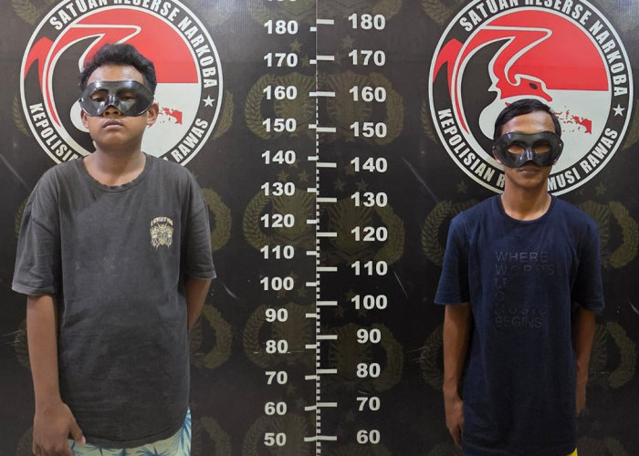 Dua Pengecer Narkoba di Musi Rawas Tertangkap, Polisi Sita 21 Paket Sabu