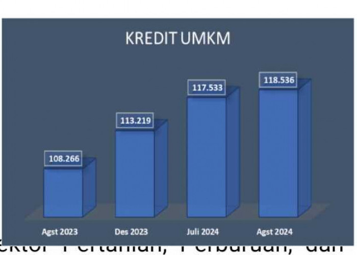 Pertumbuhan Sektor Perbankan di Sumatera Bagian Selatan Mencapai 10,09% hingga Agustus 2024