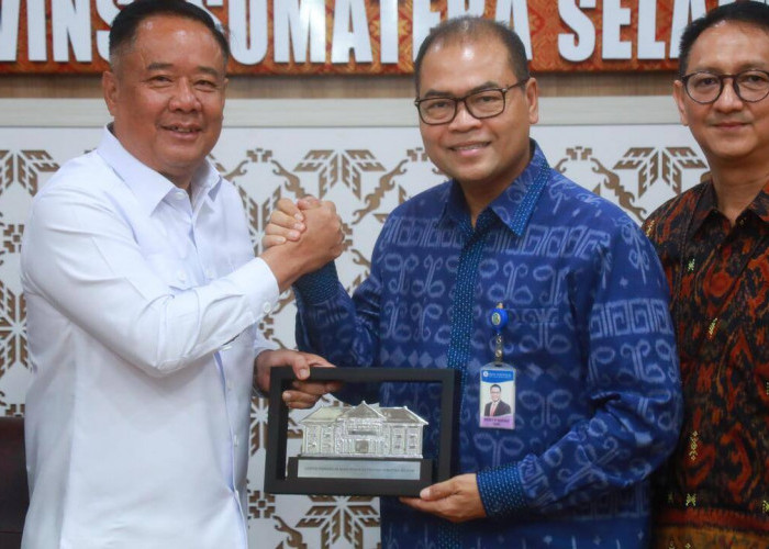 Wagub Sumsel Cik Ujang Terima Audiensi dan Perpisahan Kepala BI yang Akan Bertugas di Jakarta