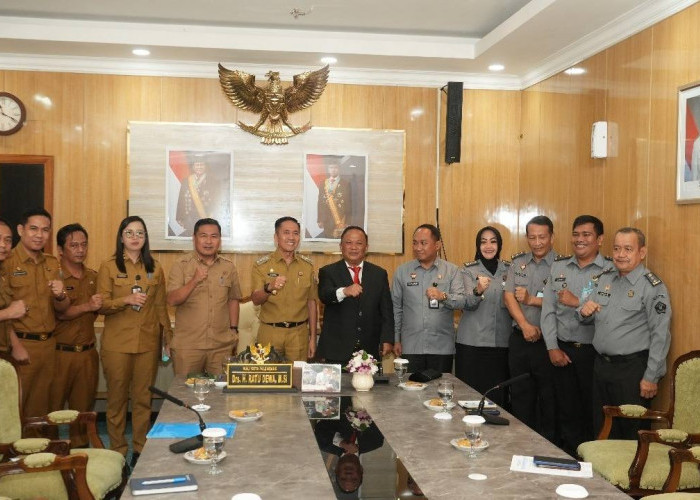 Pererat Sinergi, Kakanwil Kemenkum Sumsel Audiensi dengan Walikota Palembang
