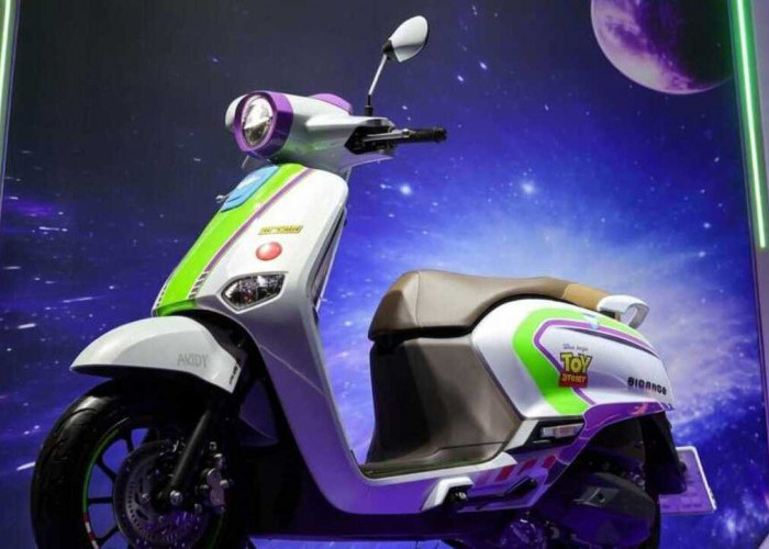 Cuma 2.000 Unit , Honda Giorno+ Buzz Lightyear Limited Edition Skutik Retro  Unik Tahun Ini. 
