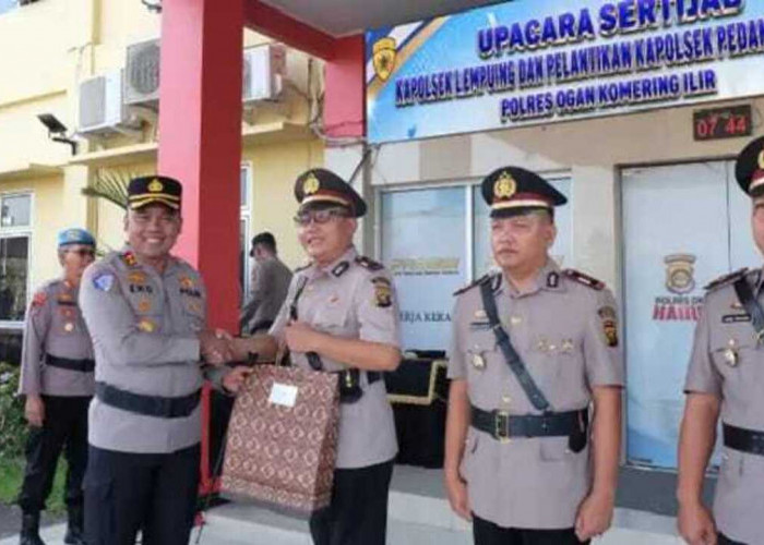 Dua Polsek di Wilayah Polres OKI Dikomandoi Pemimpin Baru
