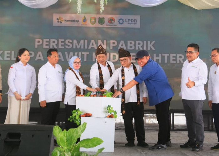 Gubernur Herman Deru: Pabrik CPO KUD Sejahtera Jadi Simbol Kebangkitan Koperasi. 