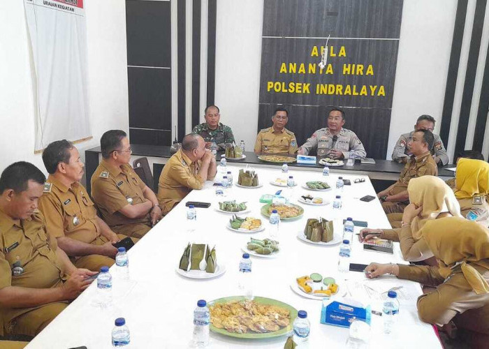 Polsek Indralaya Gelar Rapat Koordinasi Penanggulangan Karhutla, Tekankan Sinergi Semua Pihak