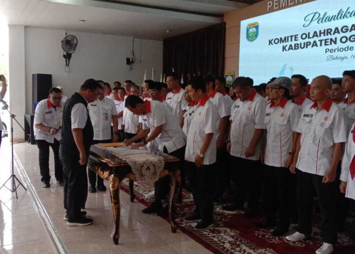 Pengurus KONI OKU Periode 2026 - 2030 Dilantik 