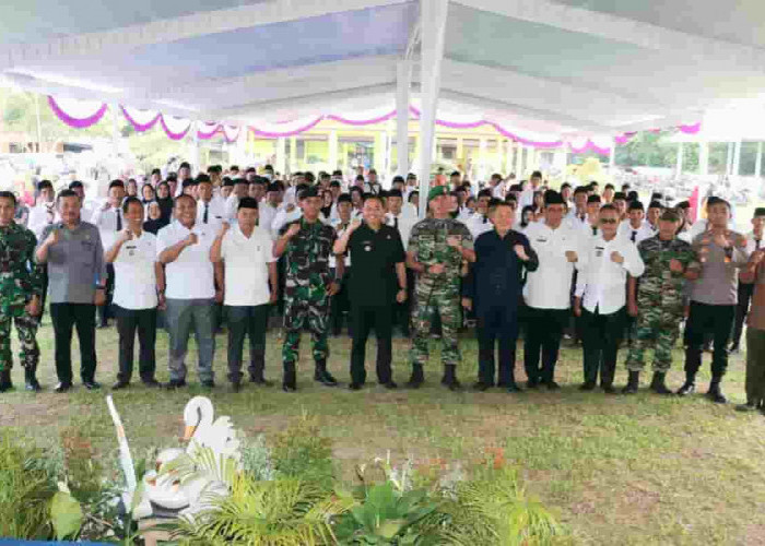 95 Anggota BPD dari 15 Desa di Kabupaten Muara Enim Dilantik