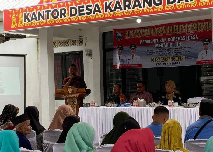  Desa Karang Dapo Bentuk Koperasi Merah Putih