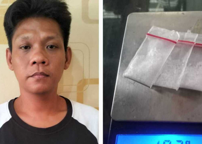 Simpan 1,07 Gram Sabu di Dalam kotak Rokok, Seorang Pemuda di Prabumulih Ditangkap Satresnarkoba