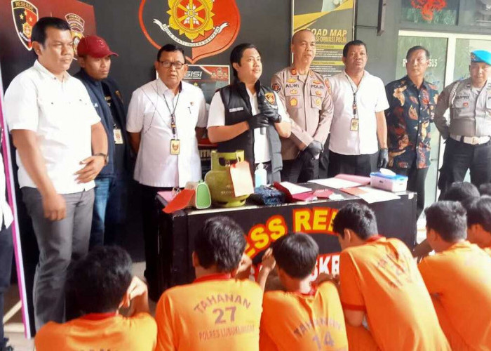 32 Tersangka Kejahatan 3C di Lubuklinggau Berhasil Diringkus, Pelaku Didominasi Remaja