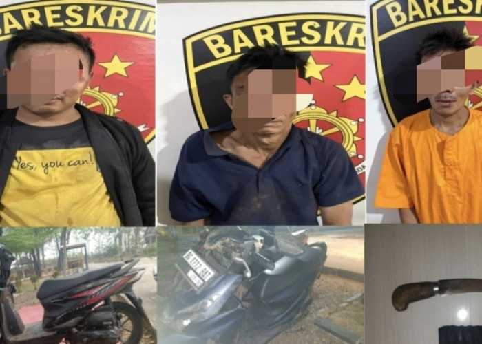 Polsek Keluang Gerak Cepat Ungkap Pencurian di Muba, Tiga Pria Jadi Tersangka