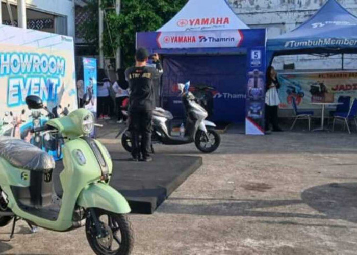Yamaha Gear Ultima Skutik Hybrid Serbaguna untuk Mobilitas Harian: Yamaha Thamrin Gelar Showroom Event di sako