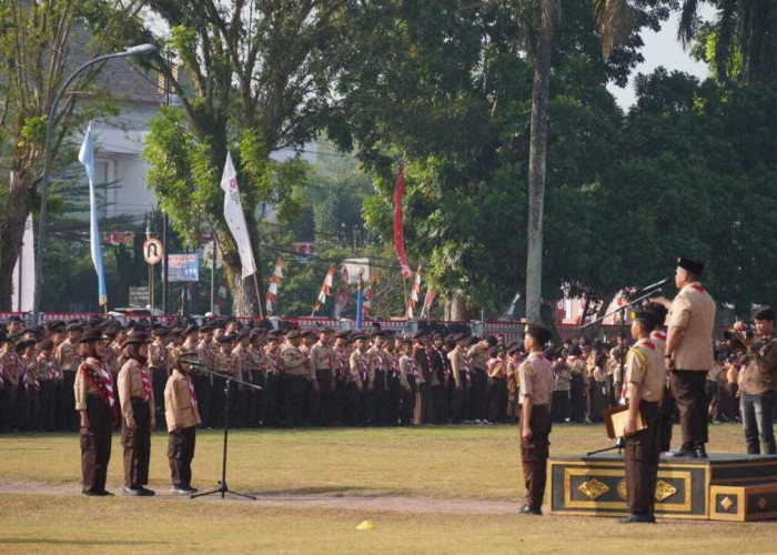 Pramuka OKI Didorong Jadi Kader Pemimpin dan Pelopor Pencegahan Karhutla