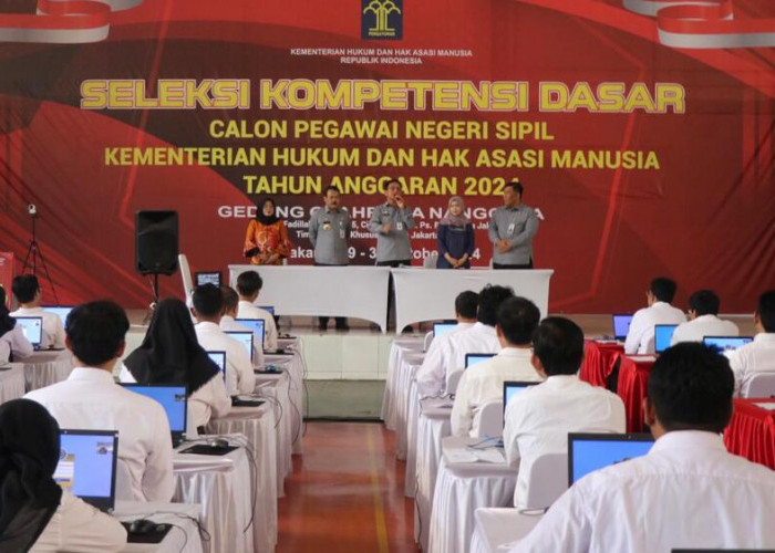 Sekjen Kemenkumham Ajak Peserta SKD CPNS untuk Memberikan Usaha Terbaik 