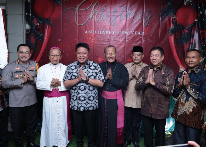 Safari Natal 2025, Herman Deru Tegaskan Sumsel Rumah Besar Keberagaman dan Zero Konflik.