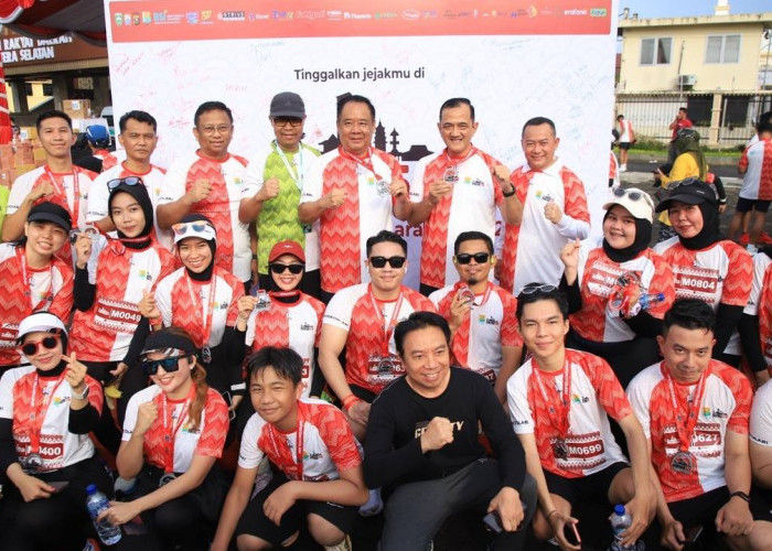 Buka Musi Runner 5K, Wagub Cik Ujang: Ini Ajang Pencarian Bibit Pelari Untuk Mengharumkan Sumsel di Kancah Nas