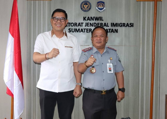 Perkuat Sinergi, Kakanwil Kemenkum Sumsel Silaturahmi ke Kanwil Ditjen Imigrasi Sumsel