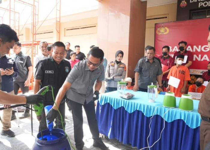 Polda Sumsel Musnahkan Narkoba Senilai Rp2,2 Miliar, 34 Ribu Jiwa Berhasil Diselamatkan