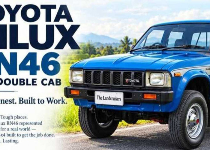 Hilux RN46 4x4: Saat Toyota Membuat Pickup Sederhana yang Sulit Dikalahkan. 