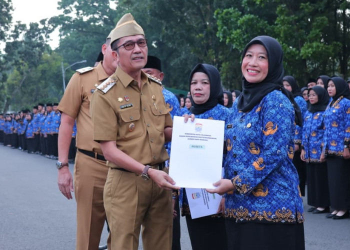 Ratu Dewa Lantik 2.037 PPPK Paruh Waktu Kota Palembang, Sempat Ceritakan Kisah Inspiratif