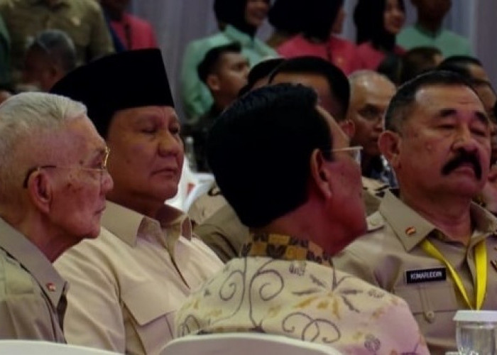 Halal Bihalal Purnawirawan TNI AD, Presiden Prabowo Duduk Semeja dengan Try Sutrisno